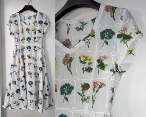 💐 Floral Embroidery Swing Dress
