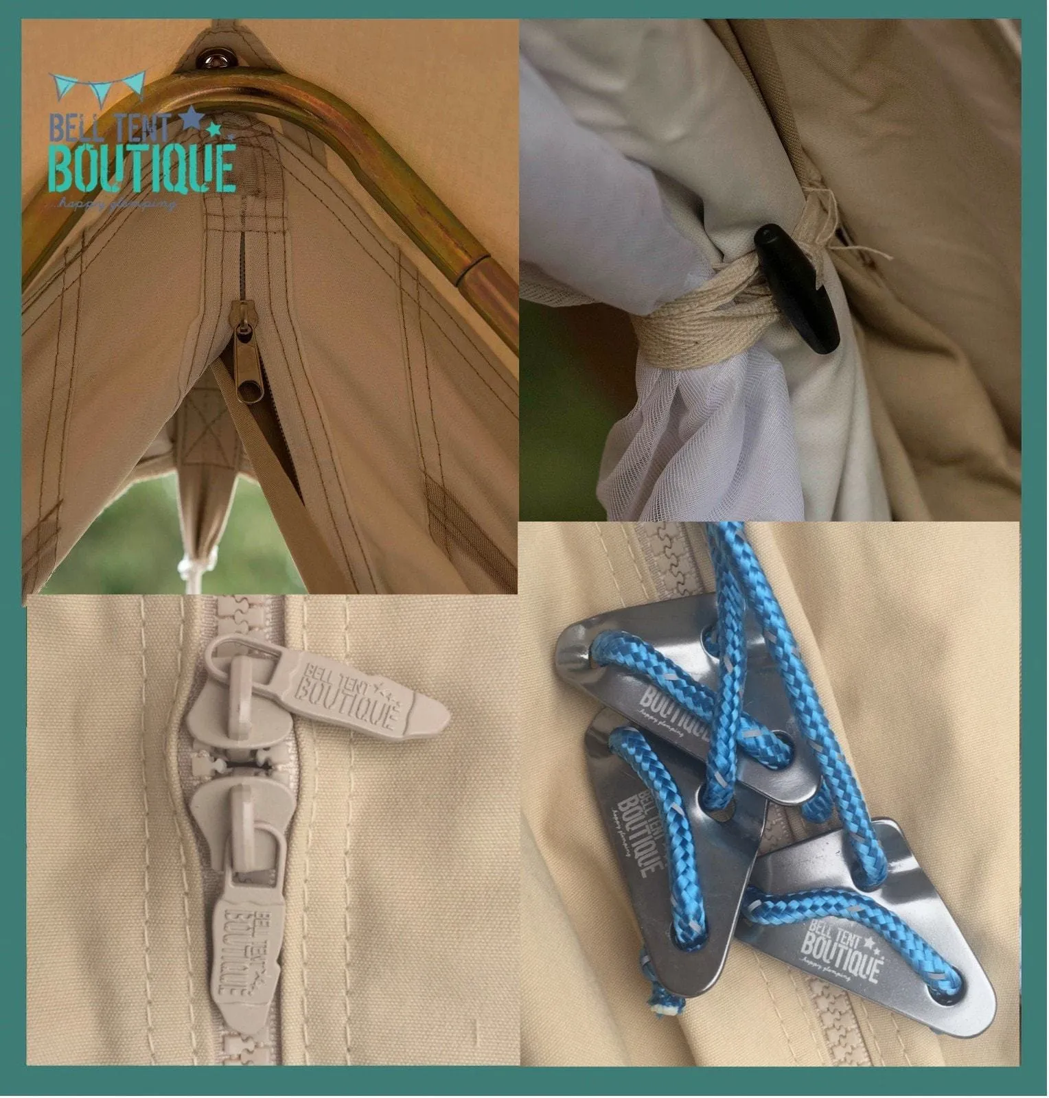 6m x 4m Emperor Tent 285gsm 100% Natural Canvas | StoveMate