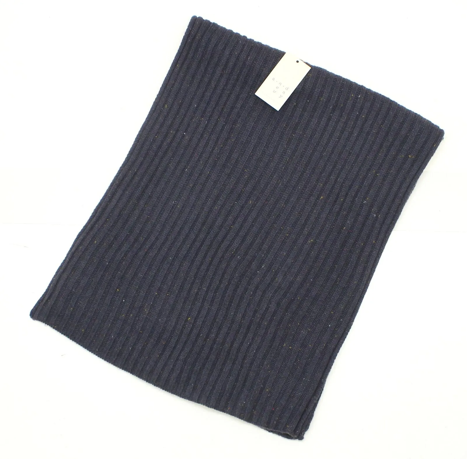 A New Day Women's Ribbed Knit Scarf Grey