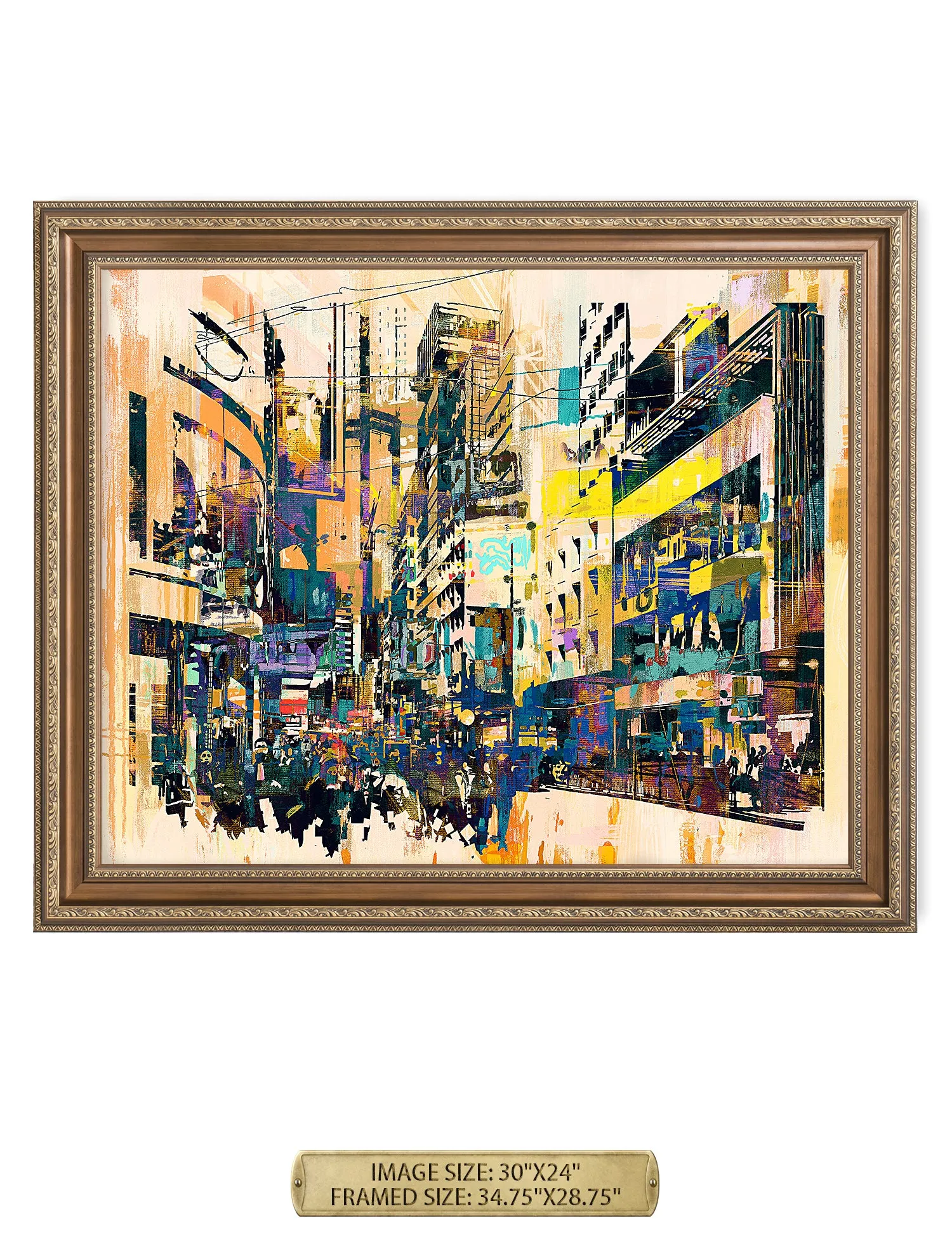 Abstract art of CityScape.