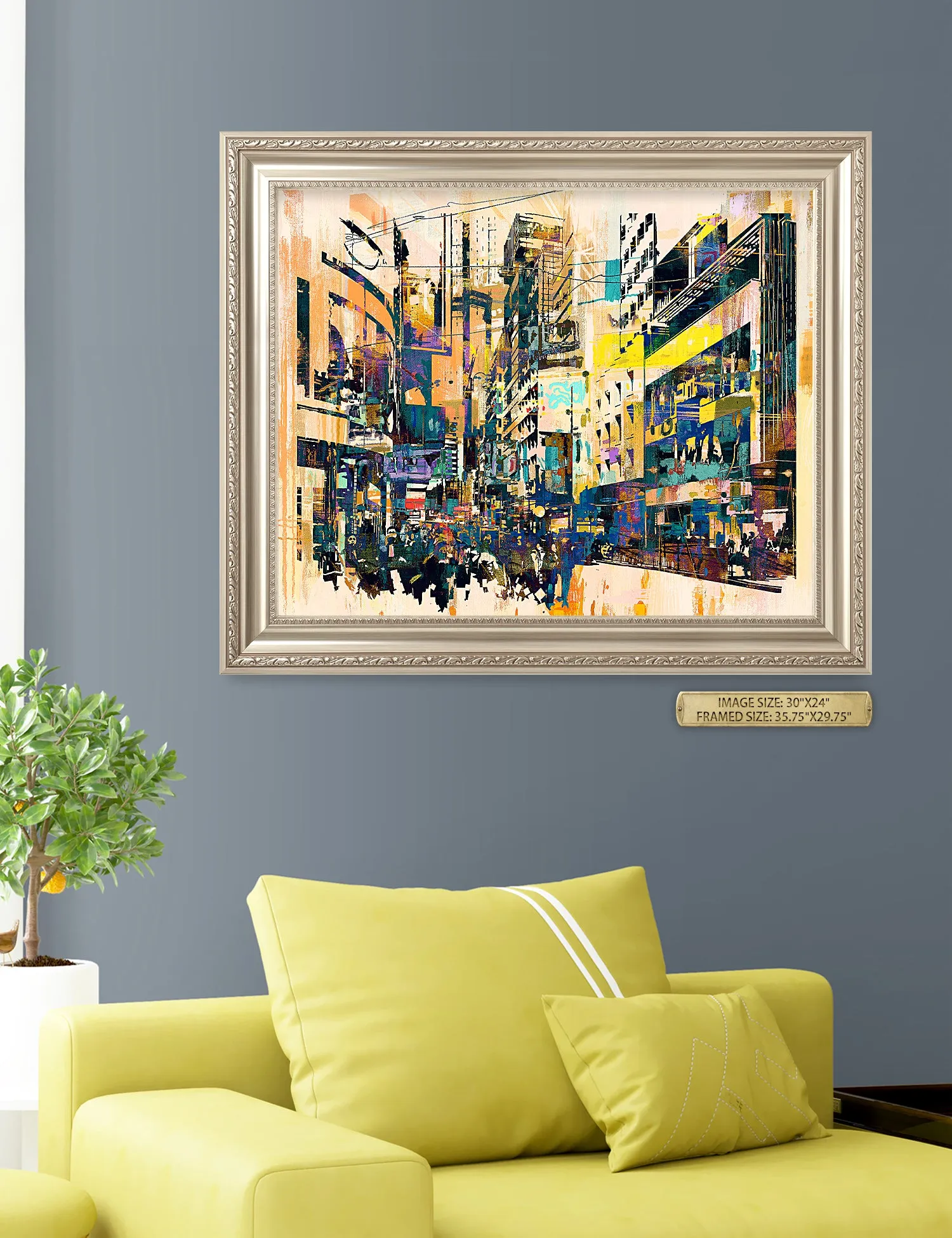 Abstract art of CityScape.