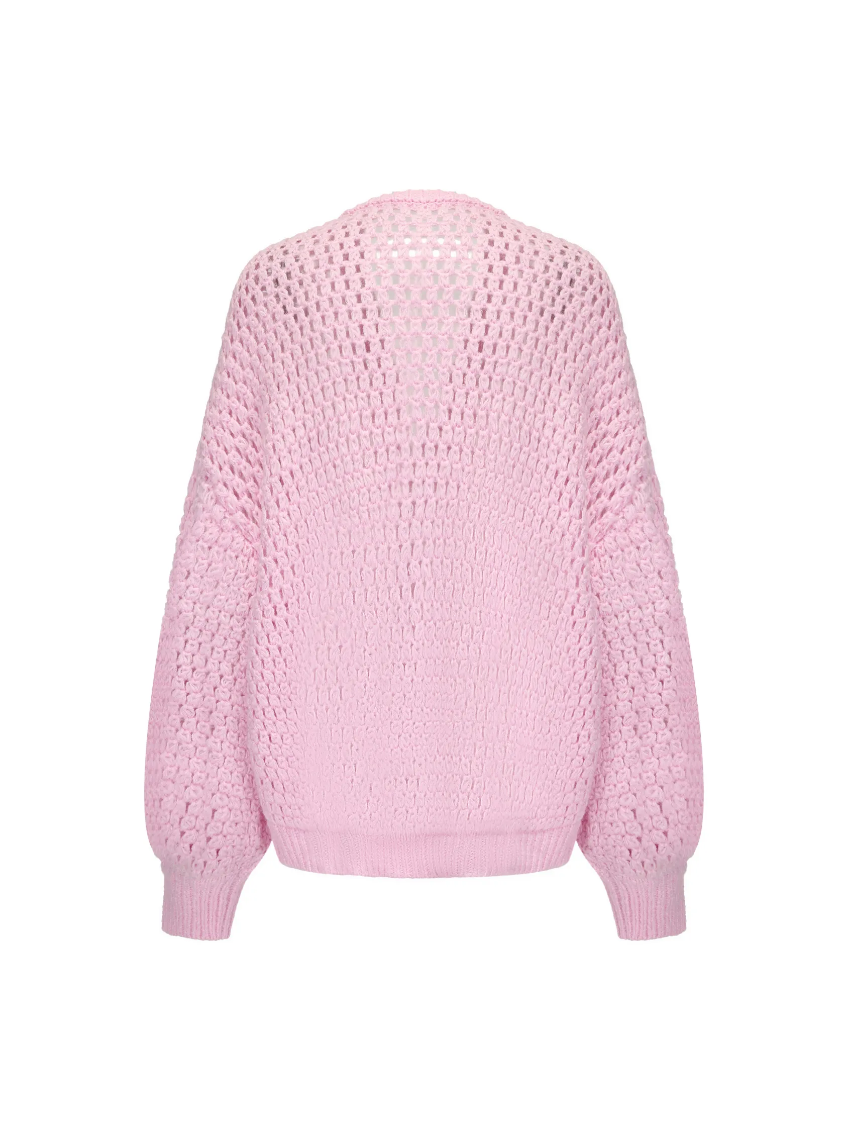 Alexis Cardigan   Scarf Set (Pink)