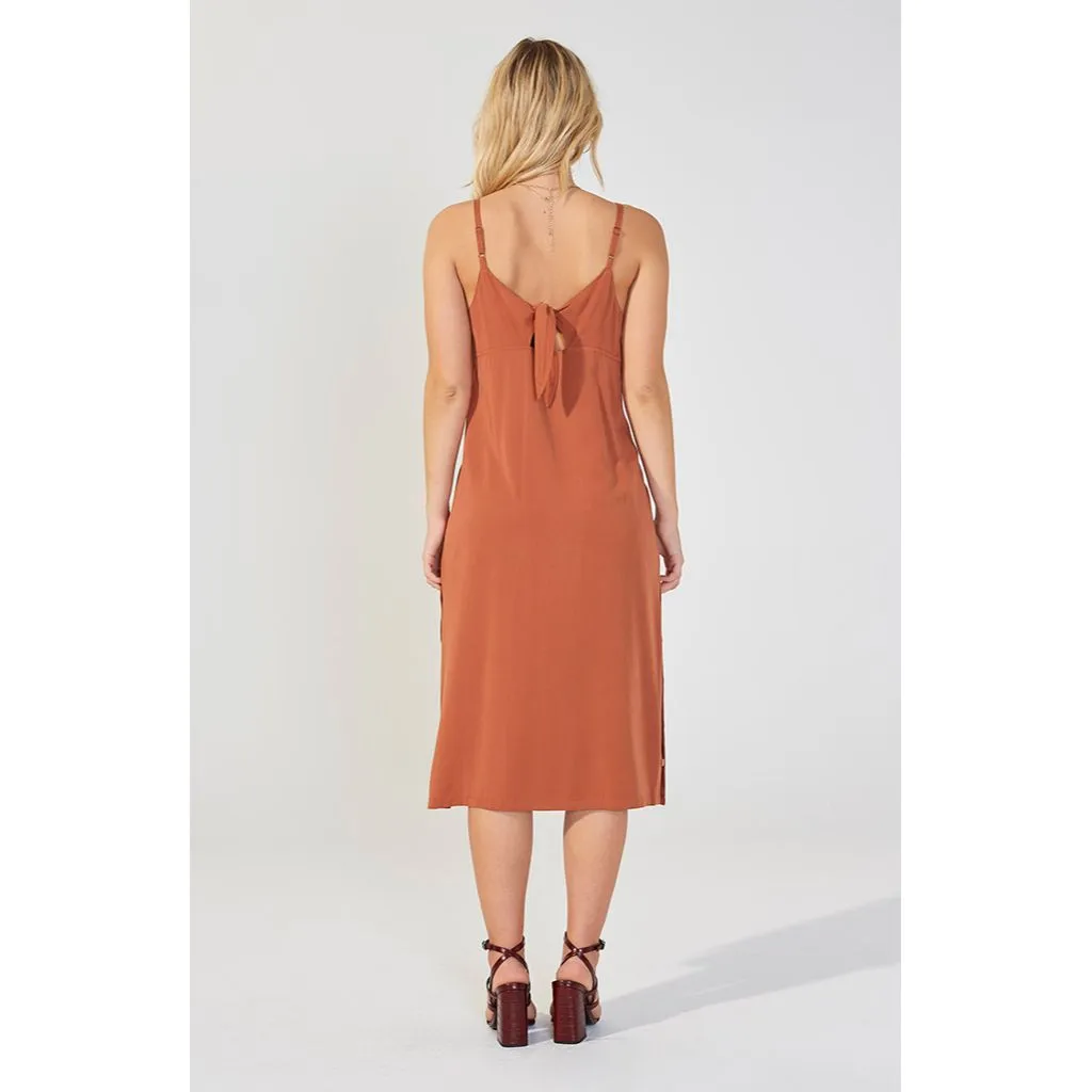 Allora Tie Back Slip Dress