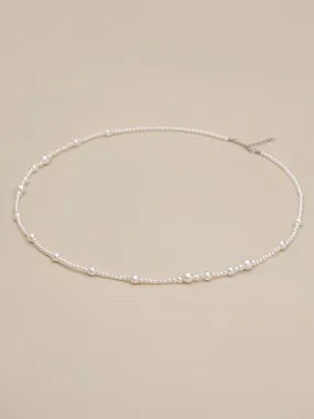Amoretu Layerable Faux Pearl Long Necklace
