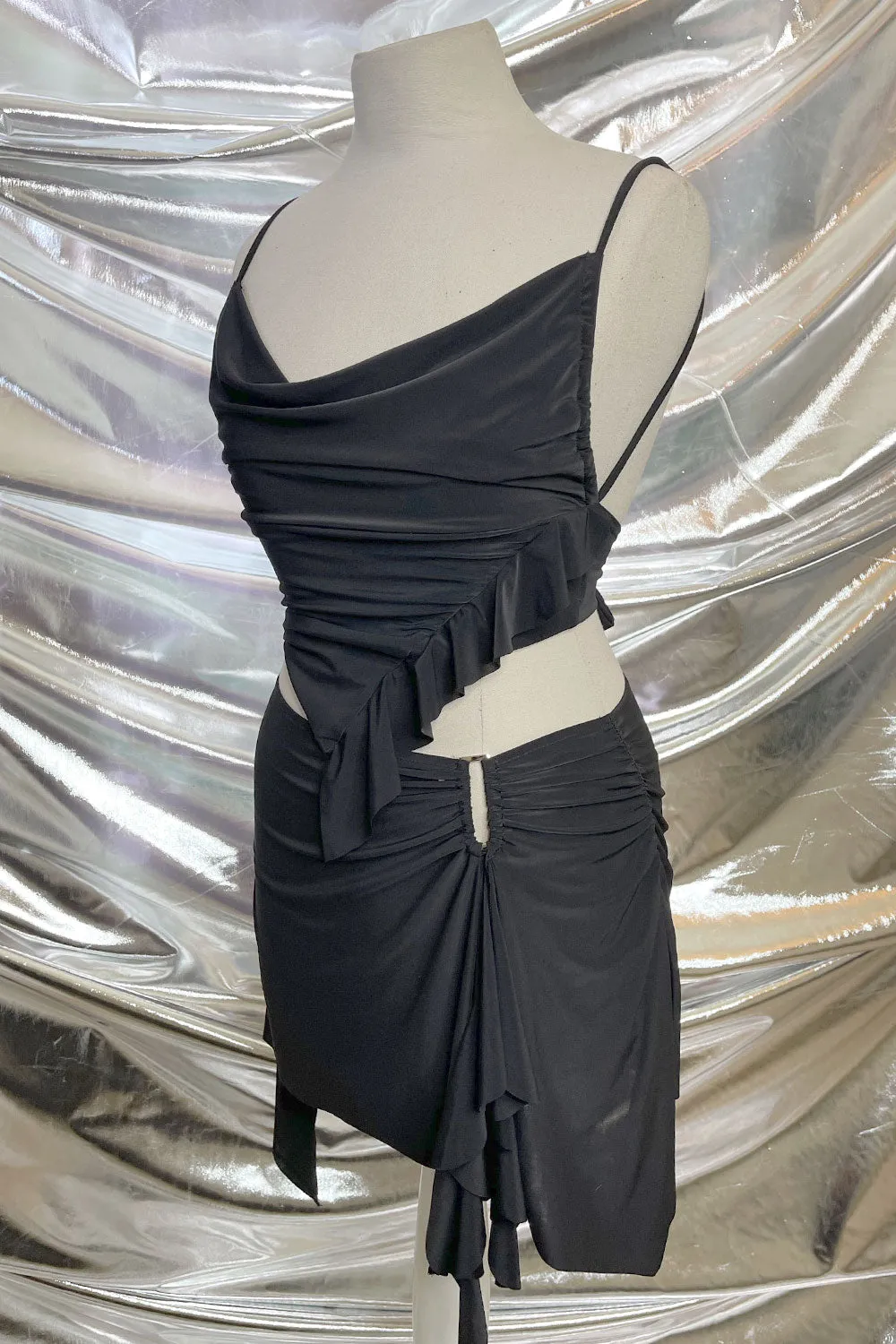 ANAHI RUFFLED TOP & SKIRT SET