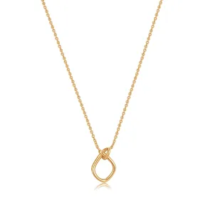 ANIA HAIE - Gold Knot Pendant Necklace