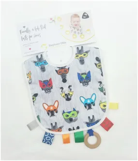 Animals in Disguise (teething bib)