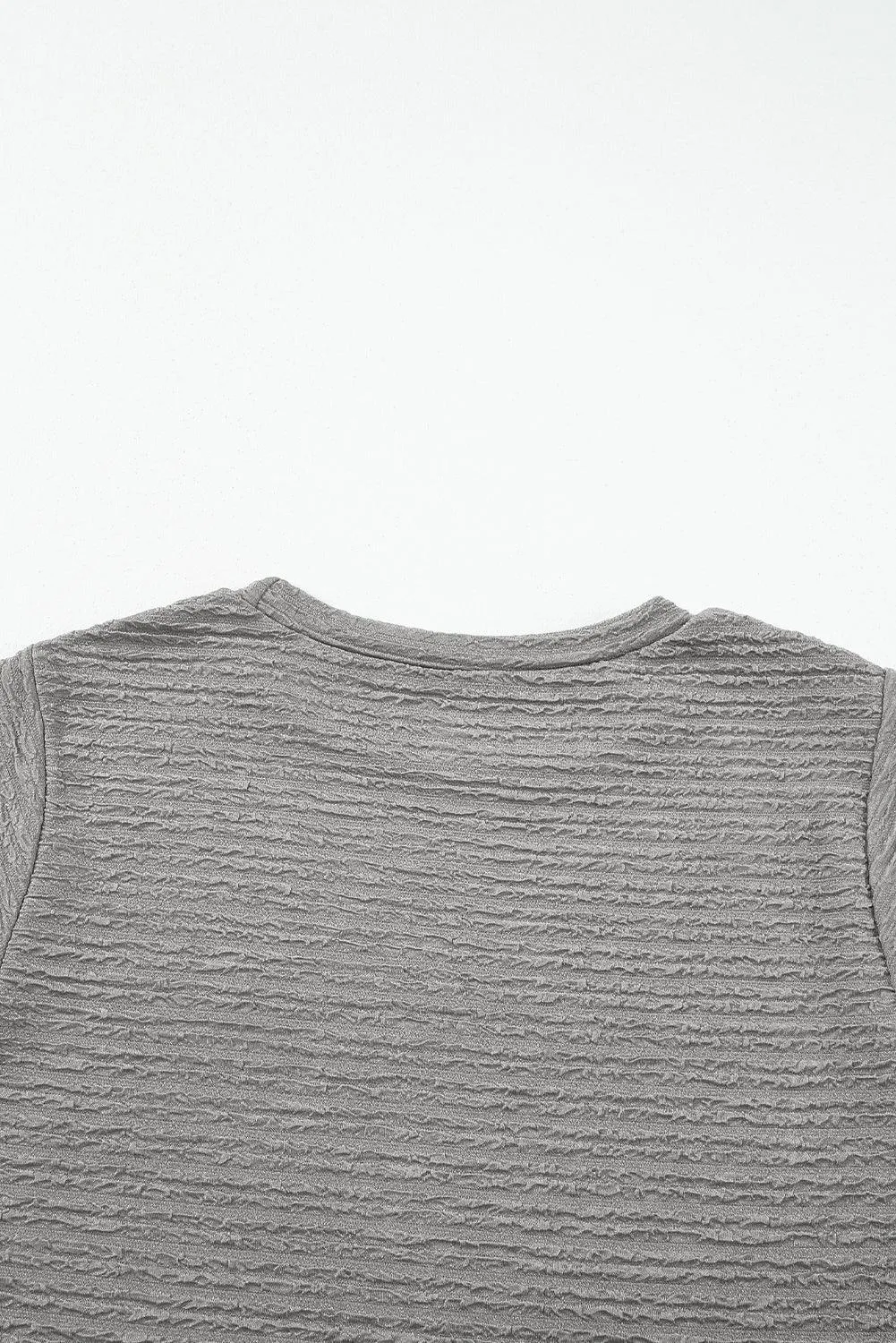 Beige Casual Solid Color Textured Sleeveless Shirt