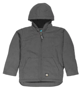 Berne Boys Titanium Cotton Blend Youth Softstone Heathered Duck Coat