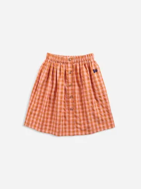 Bobo Choses VIchy Buttoned Woven Skirt