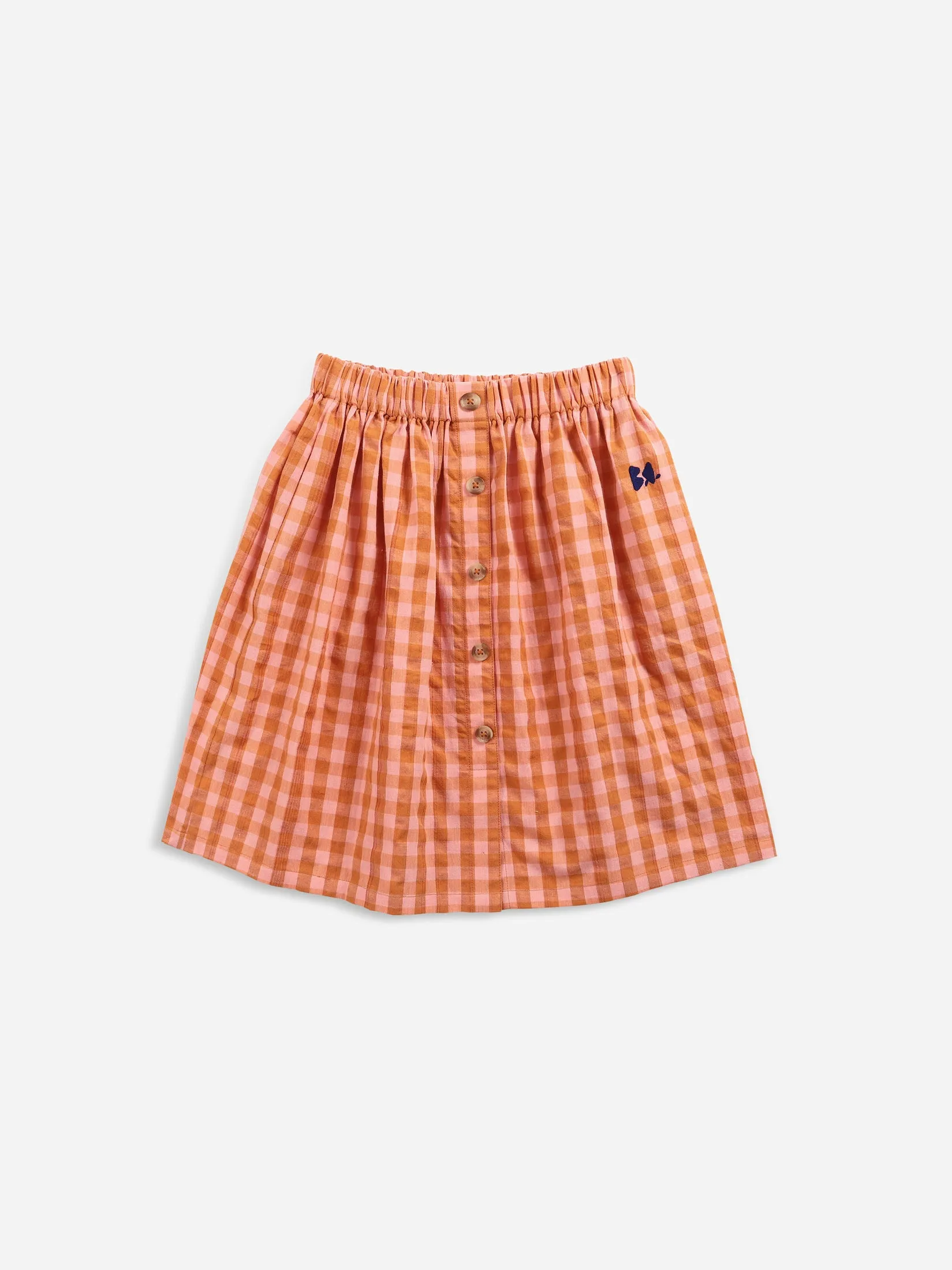 Bobo Choses VIchy Buttoned Woven Skirt