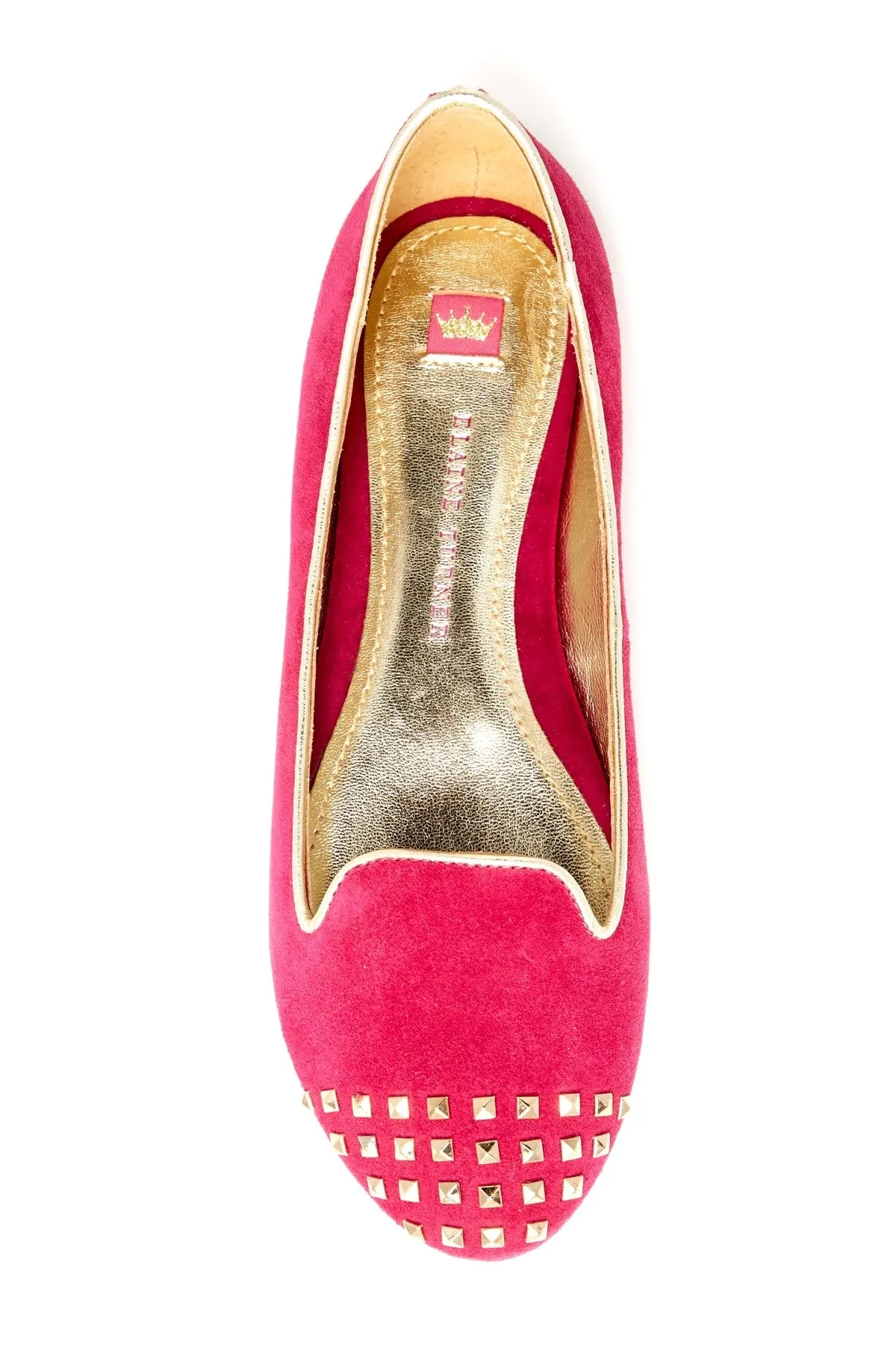Braxton Pink Suede Elaine Turner Flats