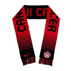 Canada National Soccer Team Nike Red/Black Jacquard Local Scarf