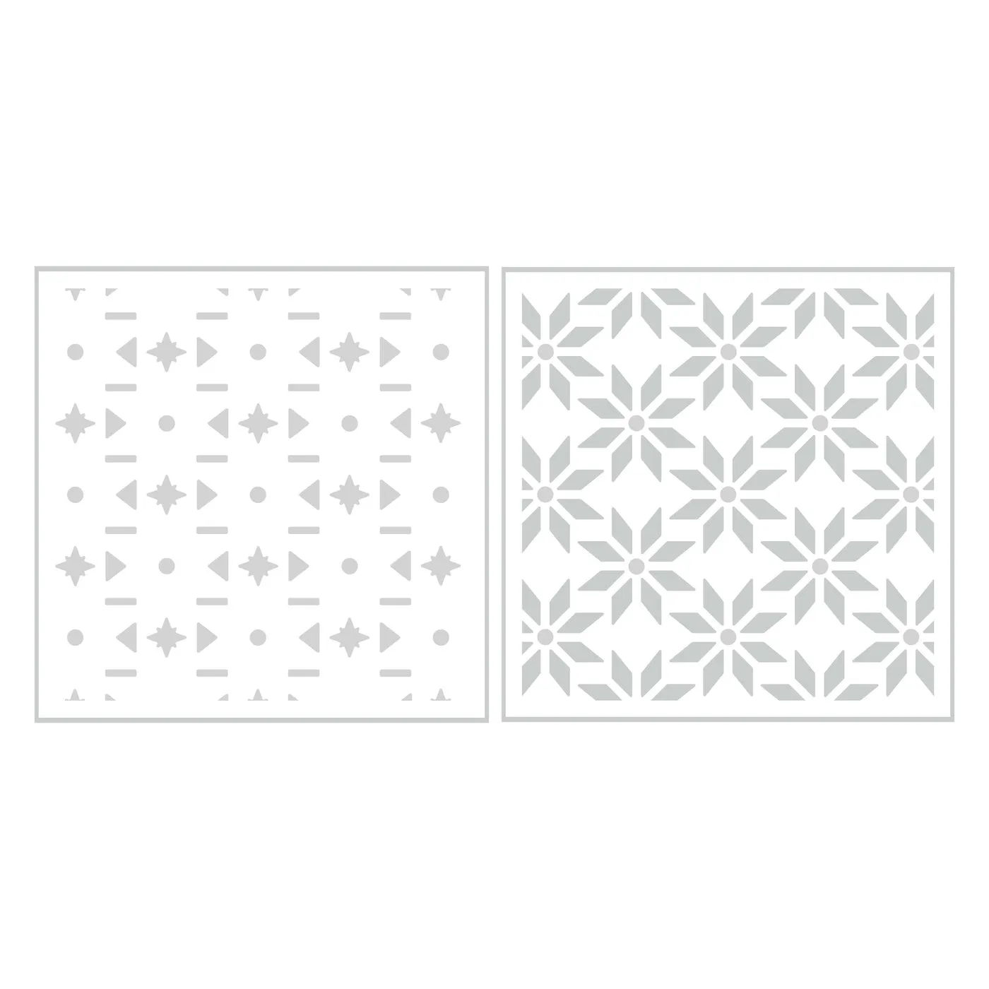 Catherine Pooler Designs - Stencils - Folk Star Layered