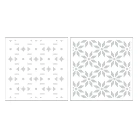 Catherine Pooler Designs - Stencils - Folk Star Layered