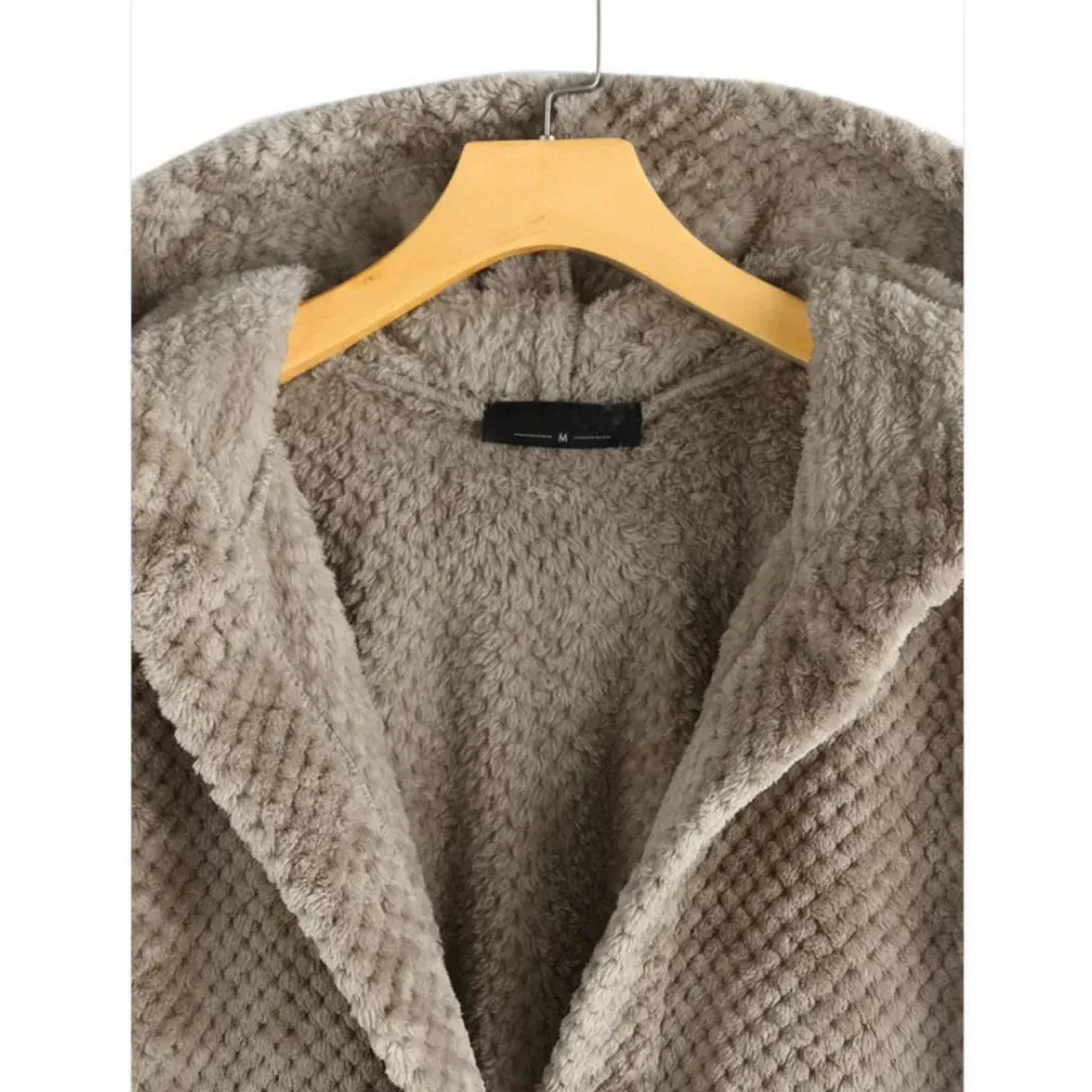 Cecily | Hooded Ribbed Coat