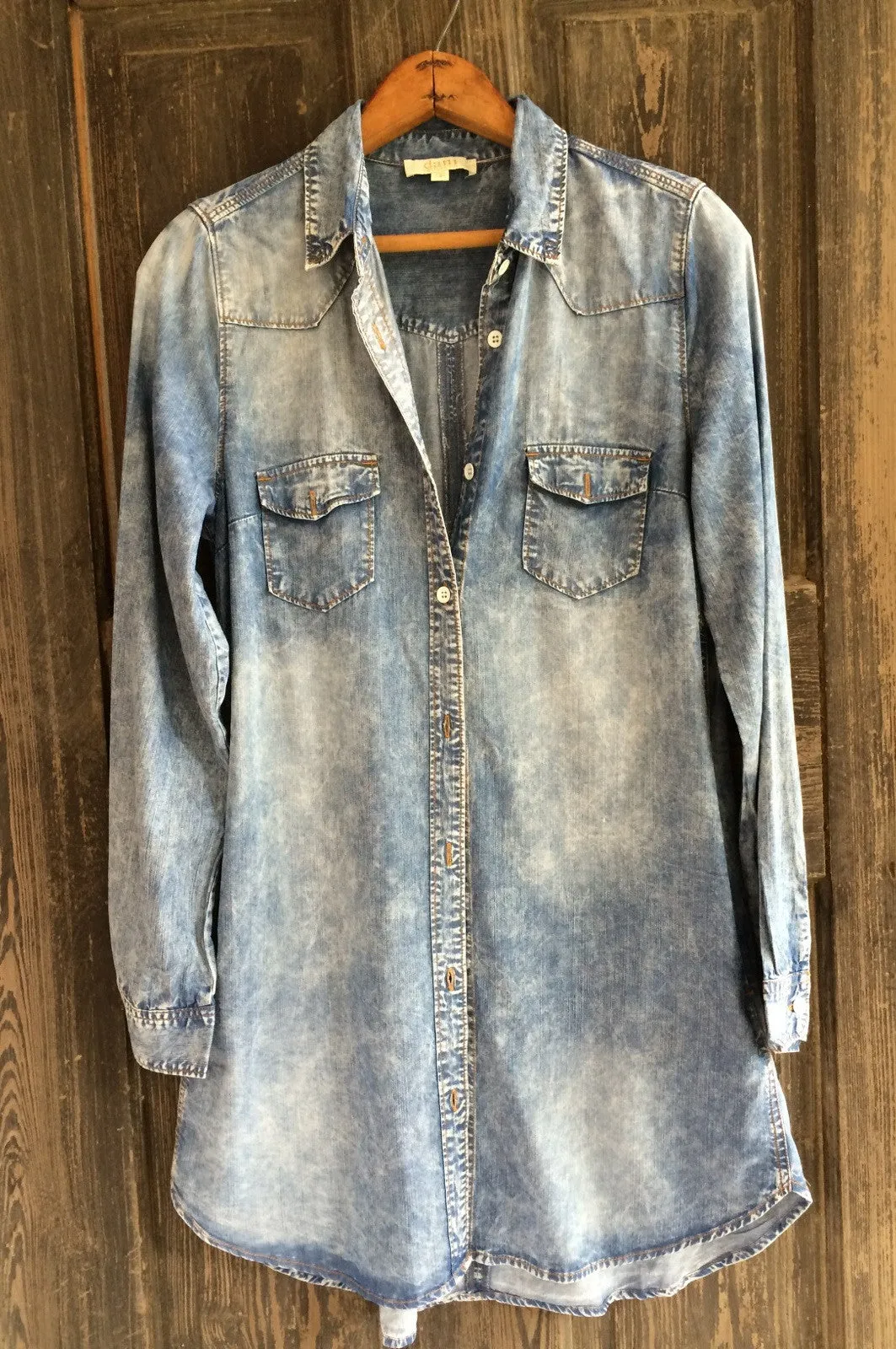 Chambray Denim Dress