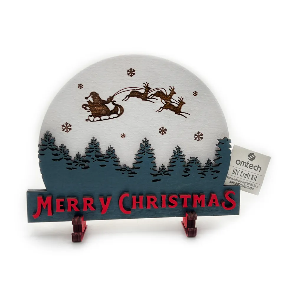 Christmas Snow Globe Display - SVG File for DIY Christmas Craft