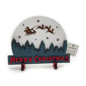 Christmas Snow Globe Display - SVG File for DIY Christmas Craft