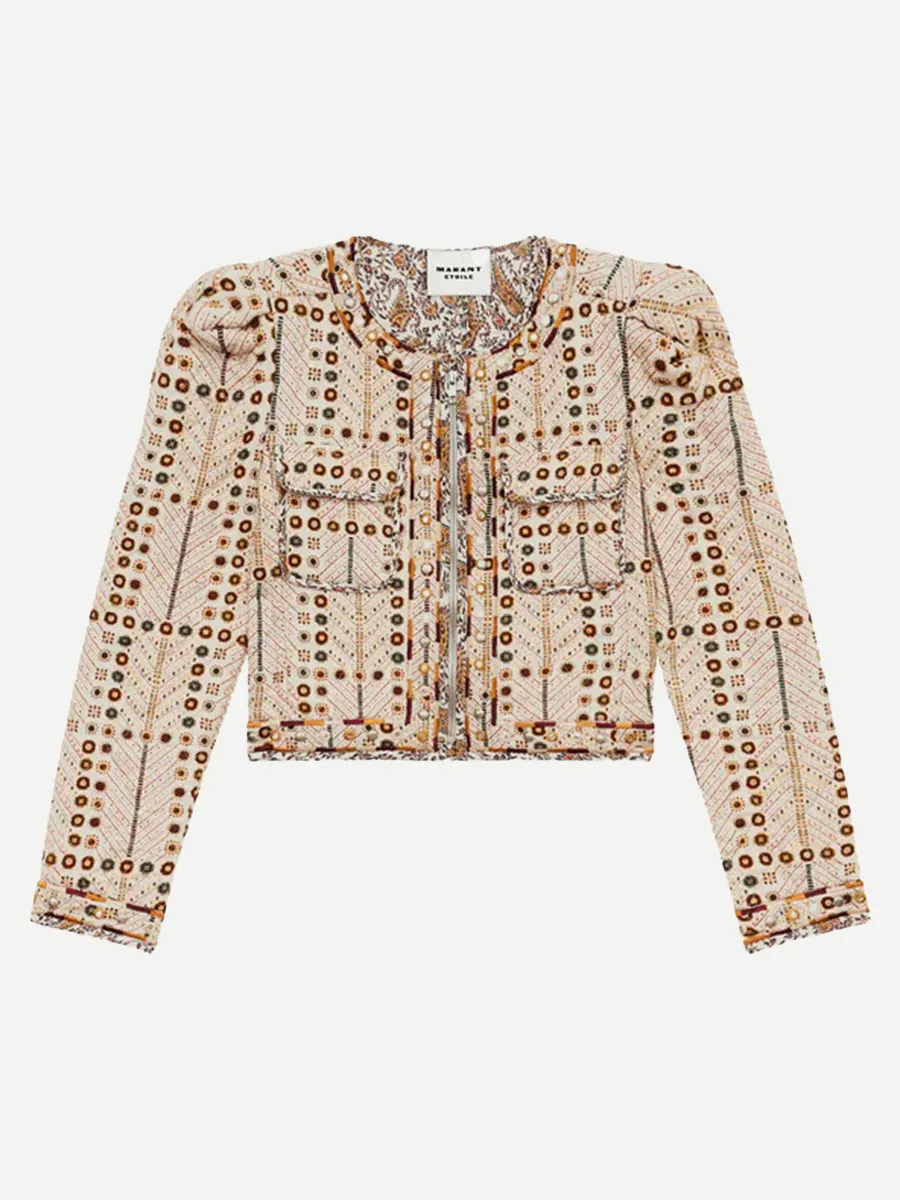 Christy Jacket in Ecru