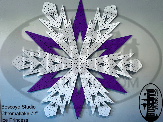 ChromaFlakes 78" Ice Princess with layered Accents