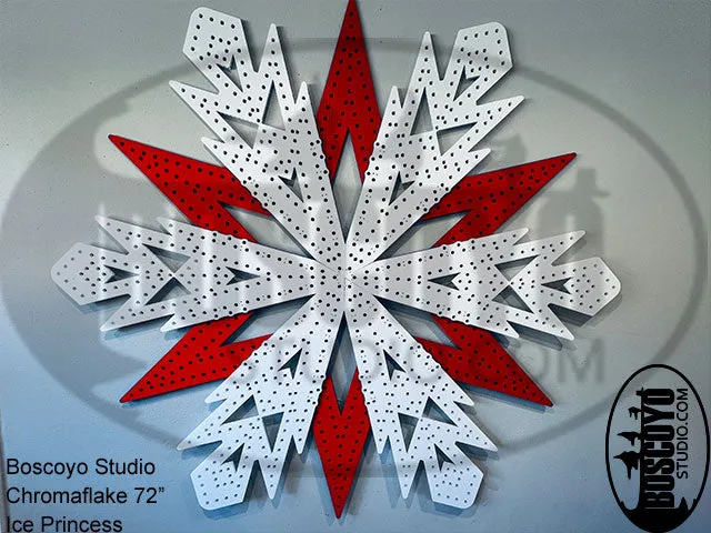 ChromaFlakes 78" Ice Princess with layered Accents