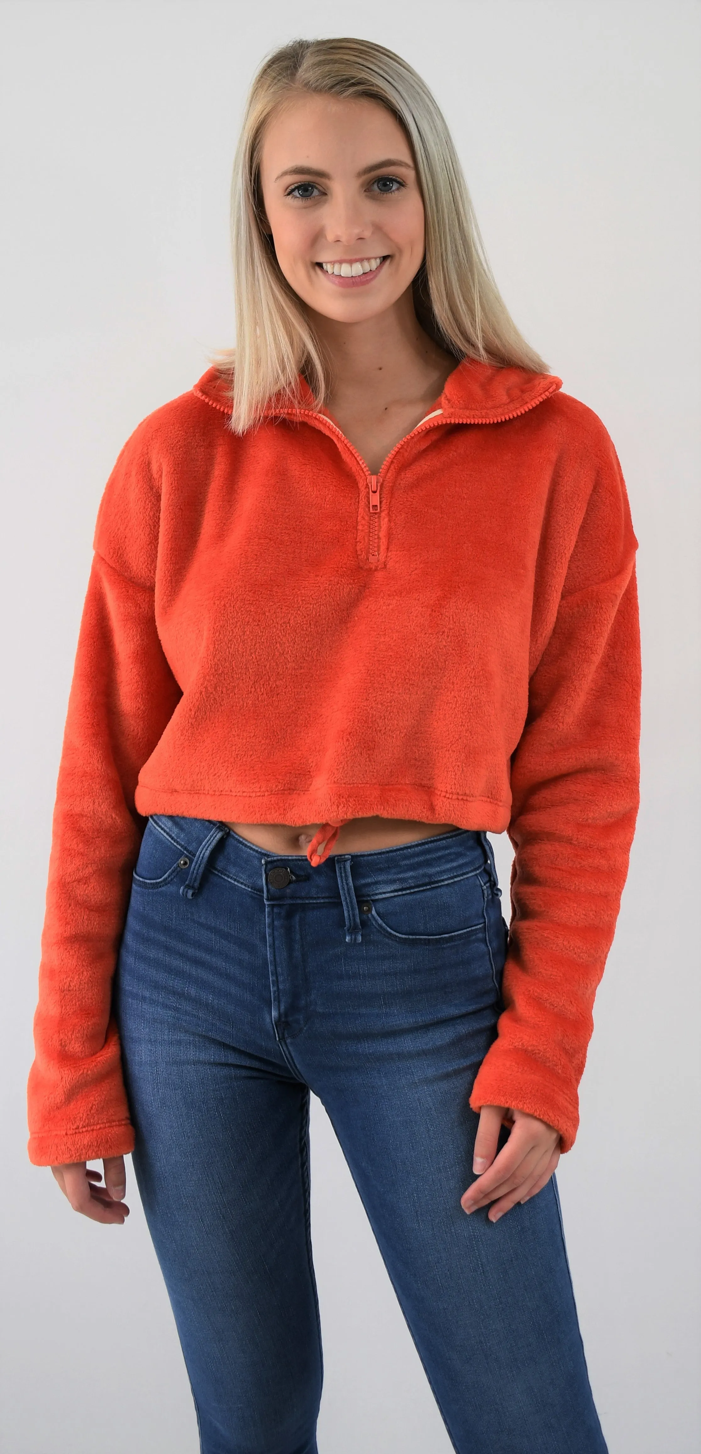 Color Cropped Fleece