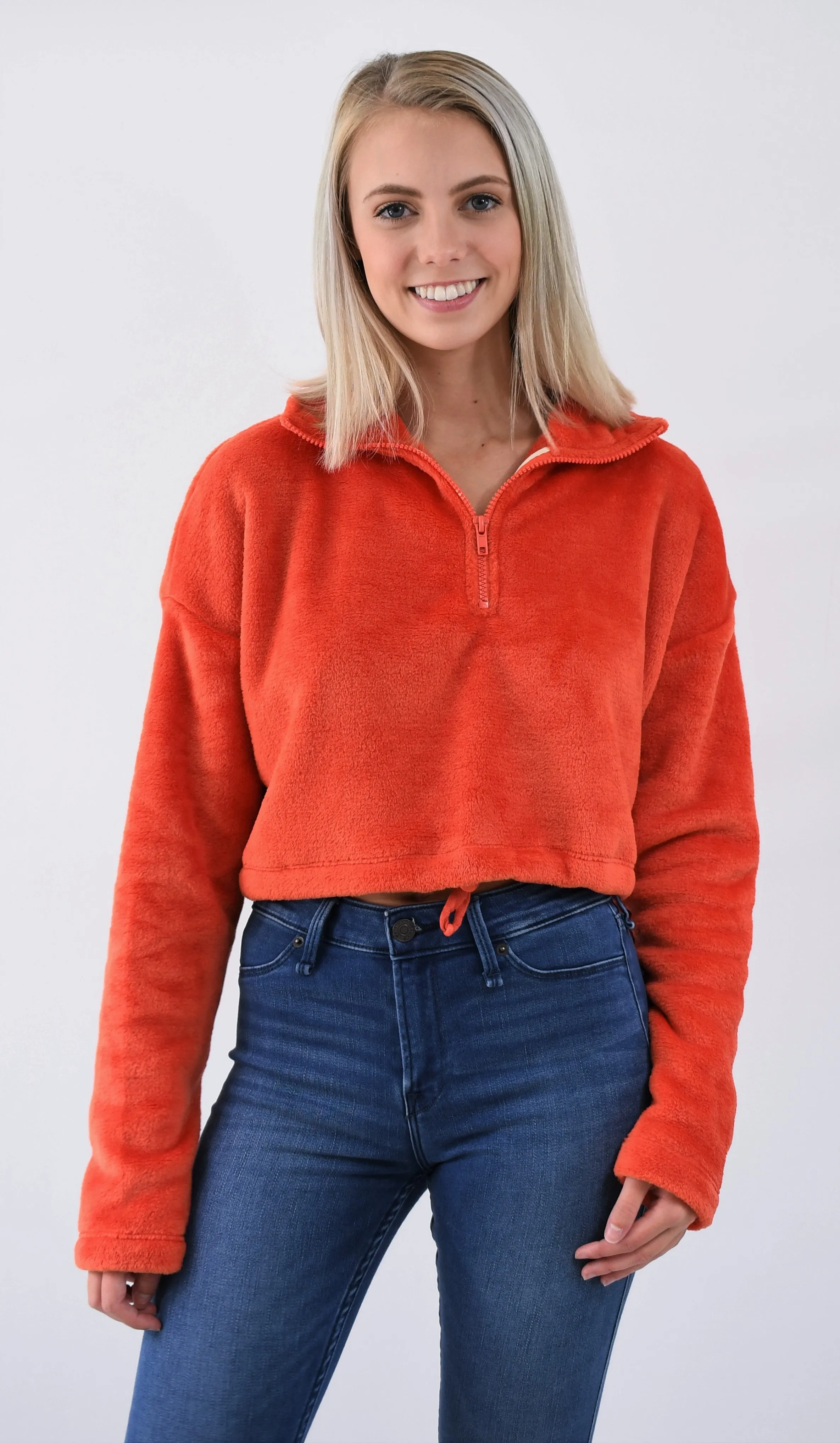 Color Cropped Fleece