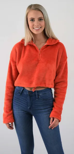 Color Cropped Fleece