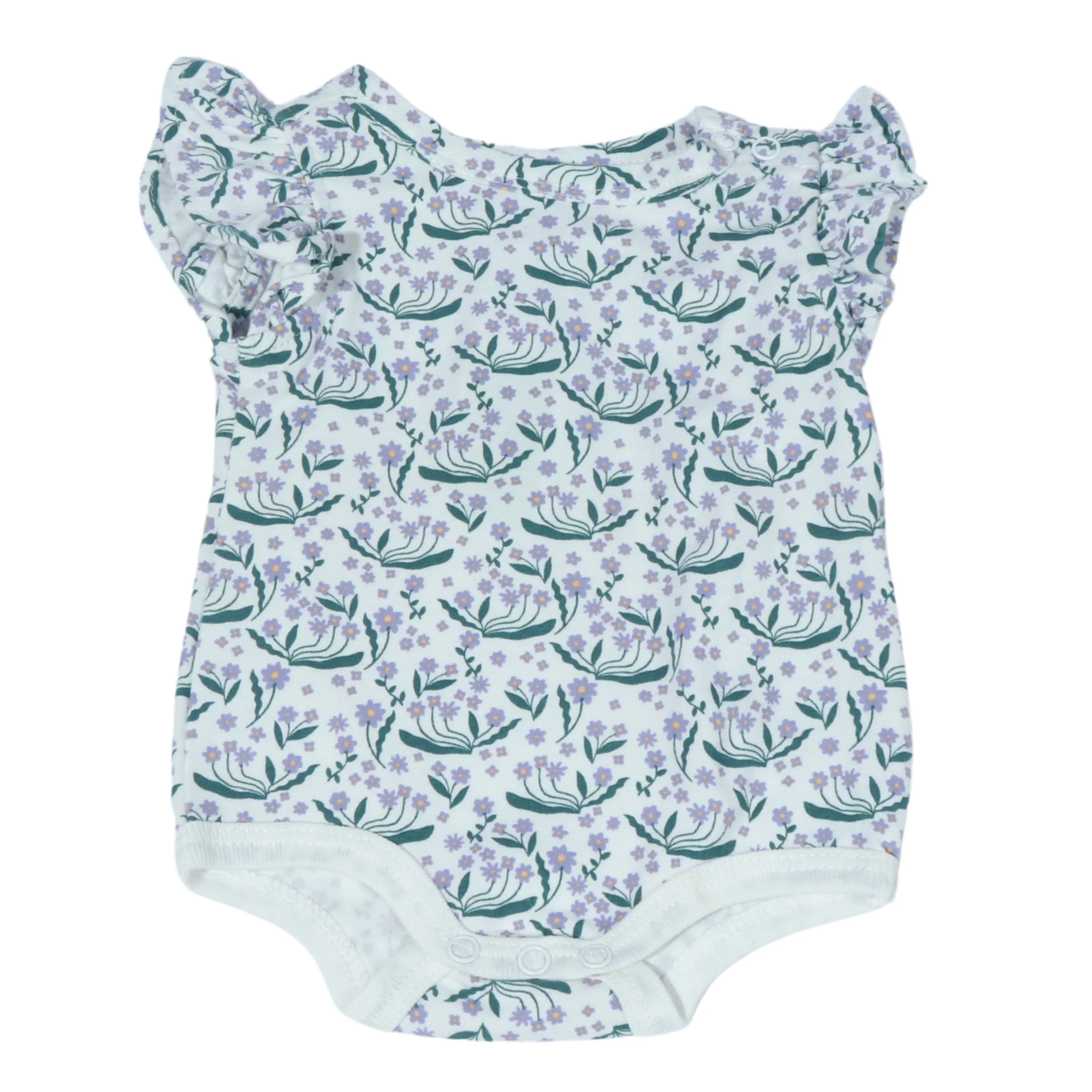 Cotton baby overall flower printed