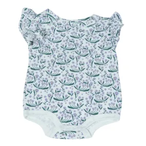 Cotton baby overall flower printed