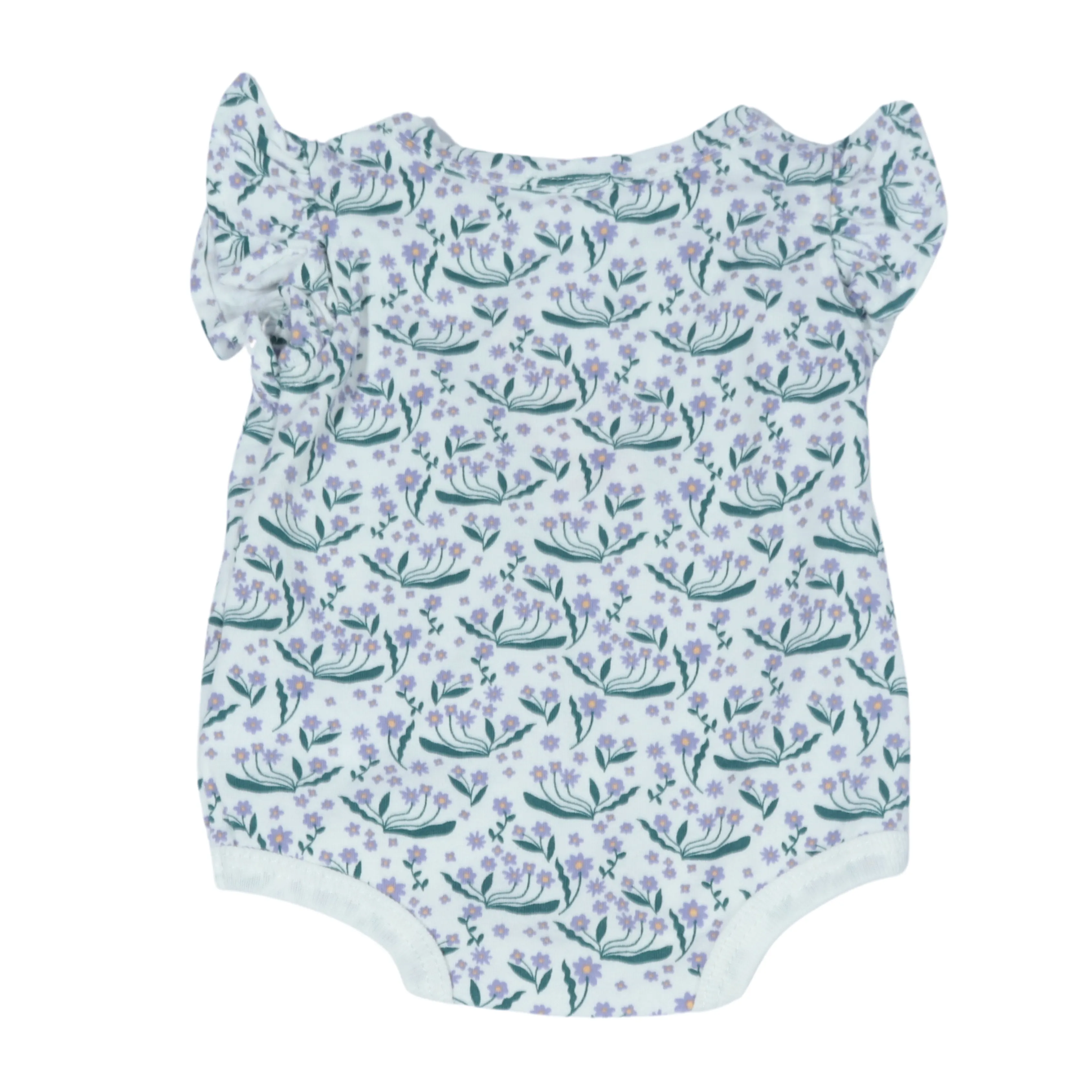 Cotton baby overall flower printed