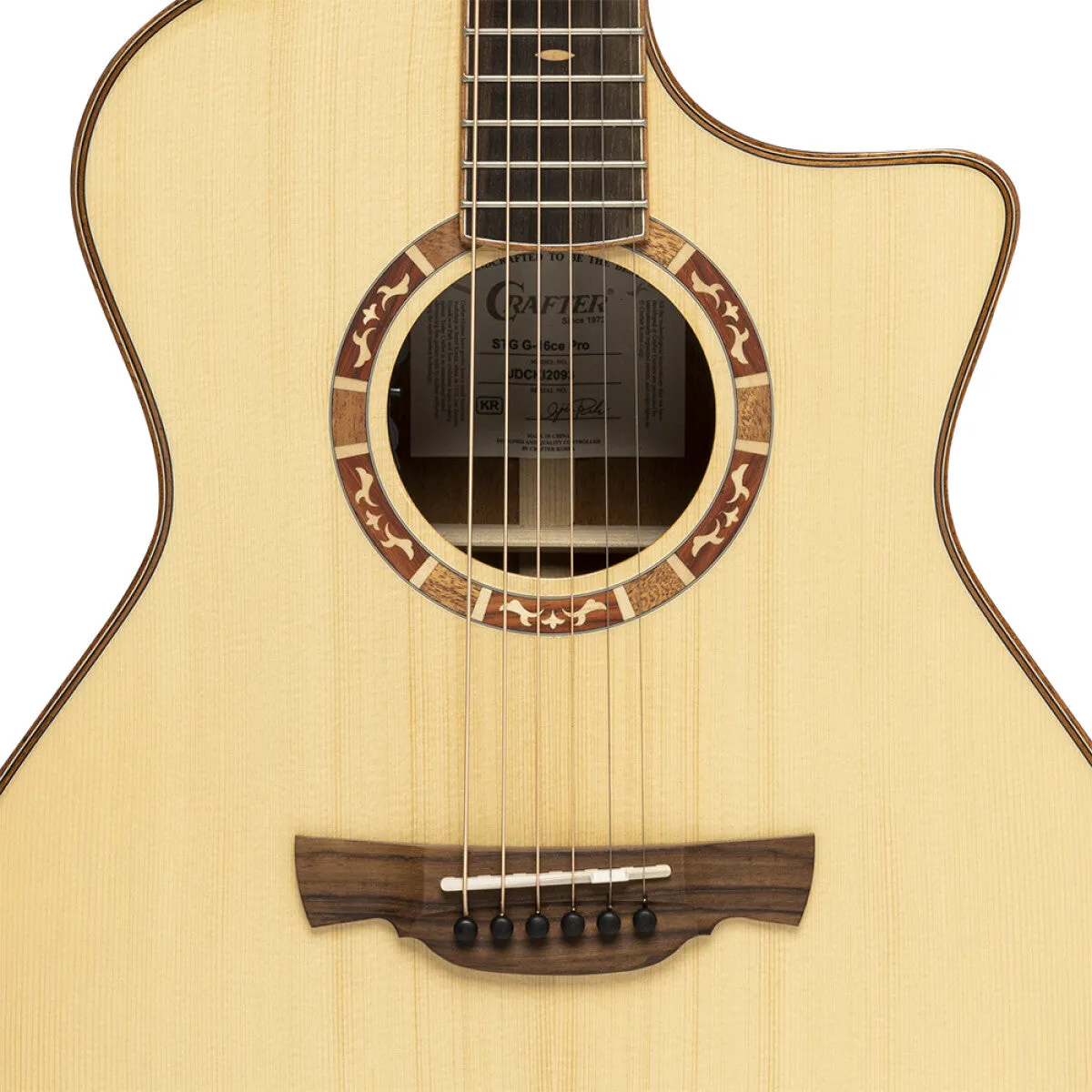 Crafter STG G16CE PRO Stage Series 16 Cutaway Grand Auditorium Acoustic-Electric Guitar