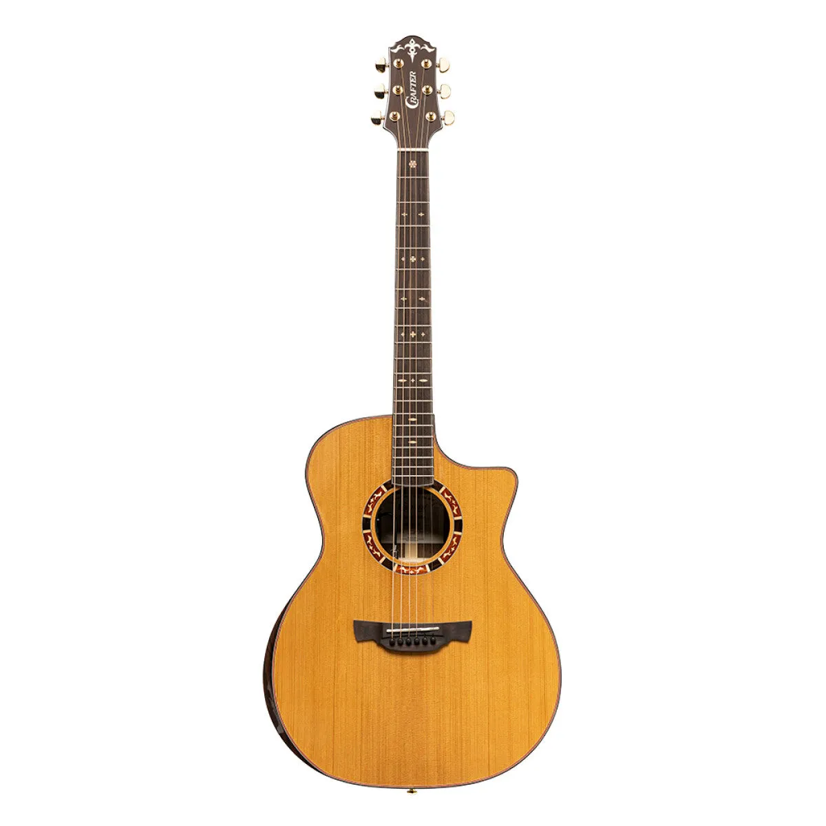 Crafter VL G22CE VL Series 22 Cutaway Grand Auditorium Acoustic-Electric Guitar