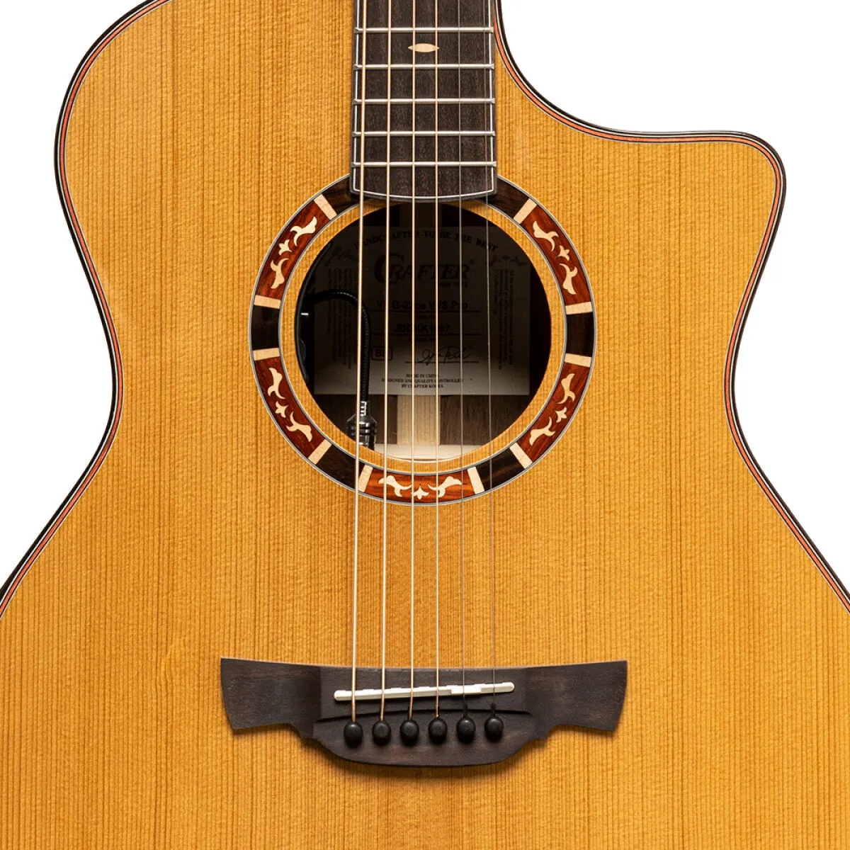 Crafter VL G22CE VL Series 22 Cutaway Grand Auditorium Acoustic-Electric Guitar