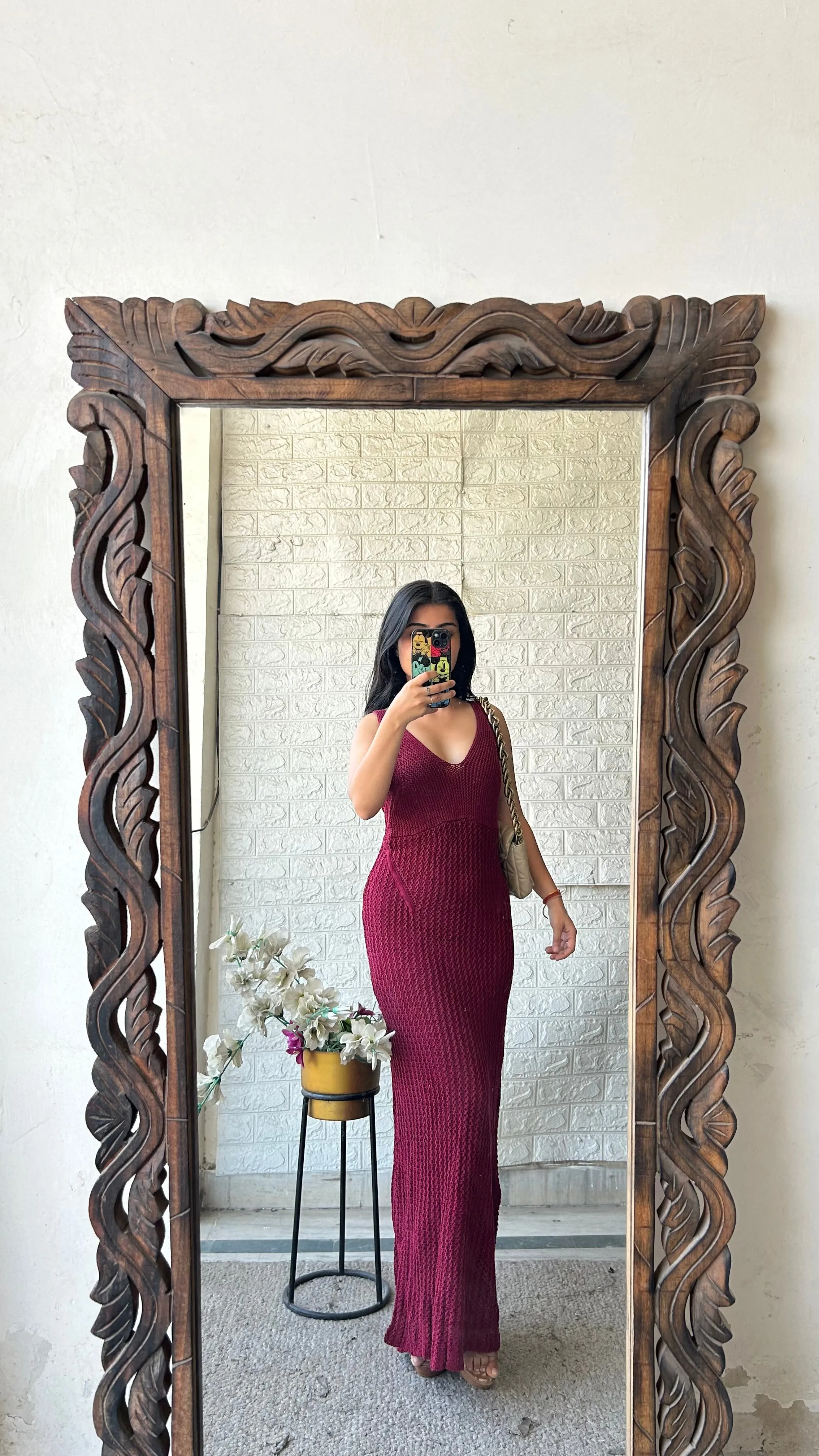 Crochet dress 38 bust/l:52