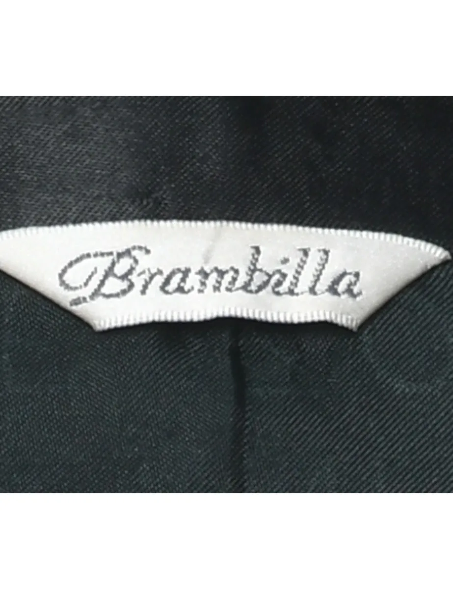 Cropped Black Jacket - M