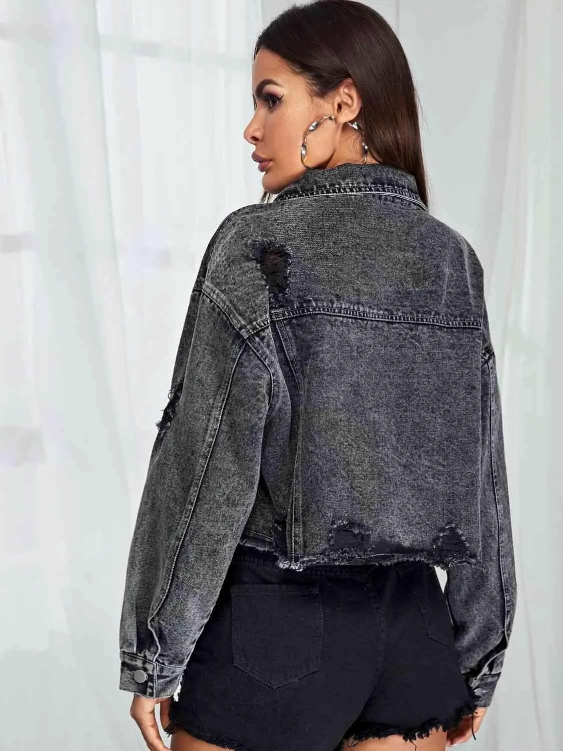 Cropped Denim Jacket