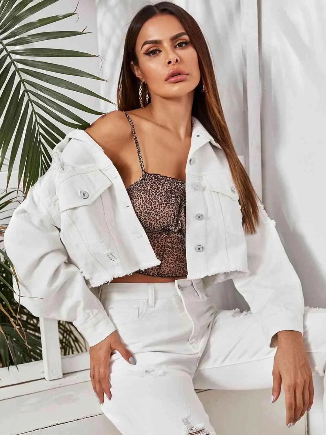Cropped Denim Jacket