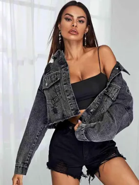 Cropped Denim Jacket