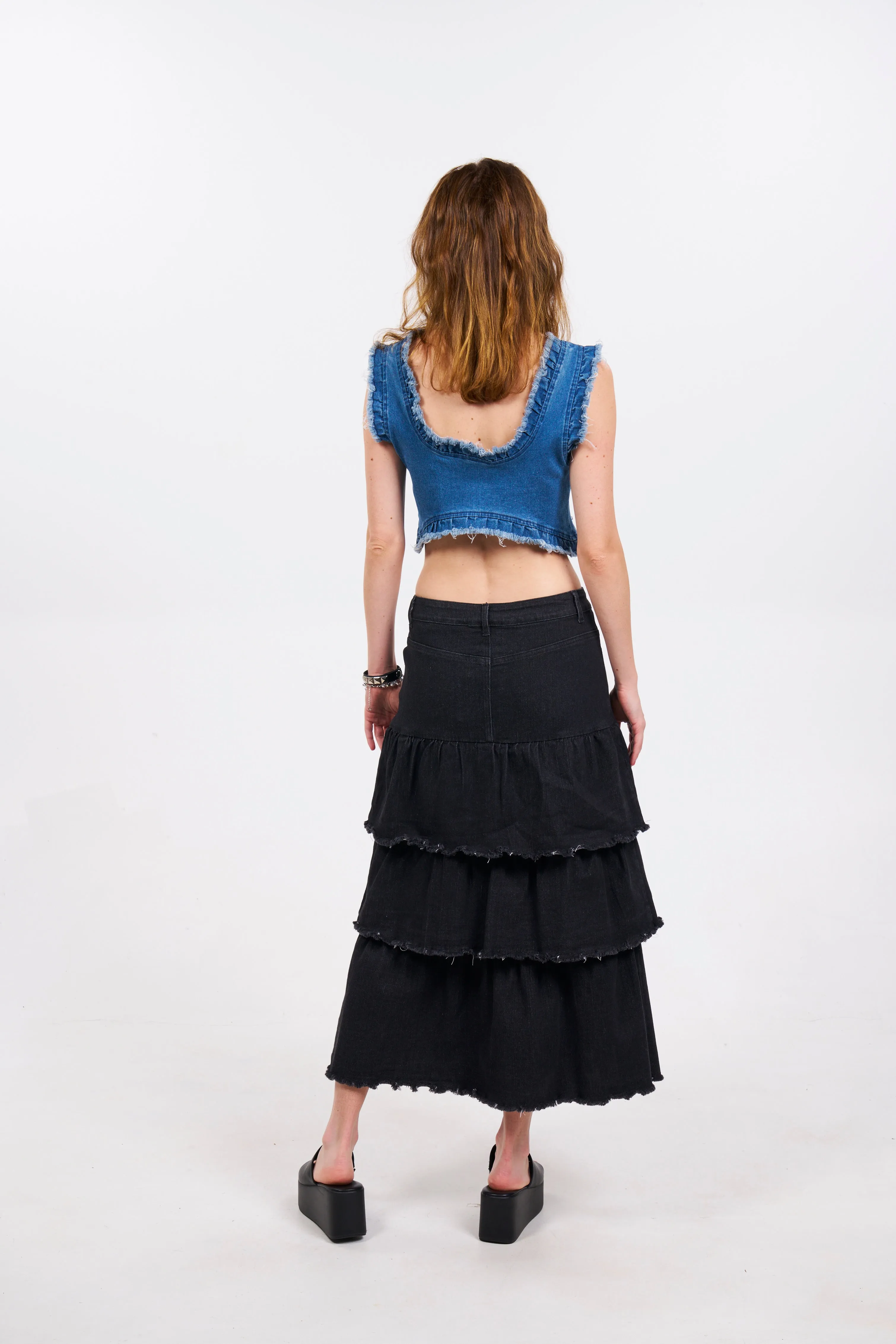 Denim Supernova Skirt
