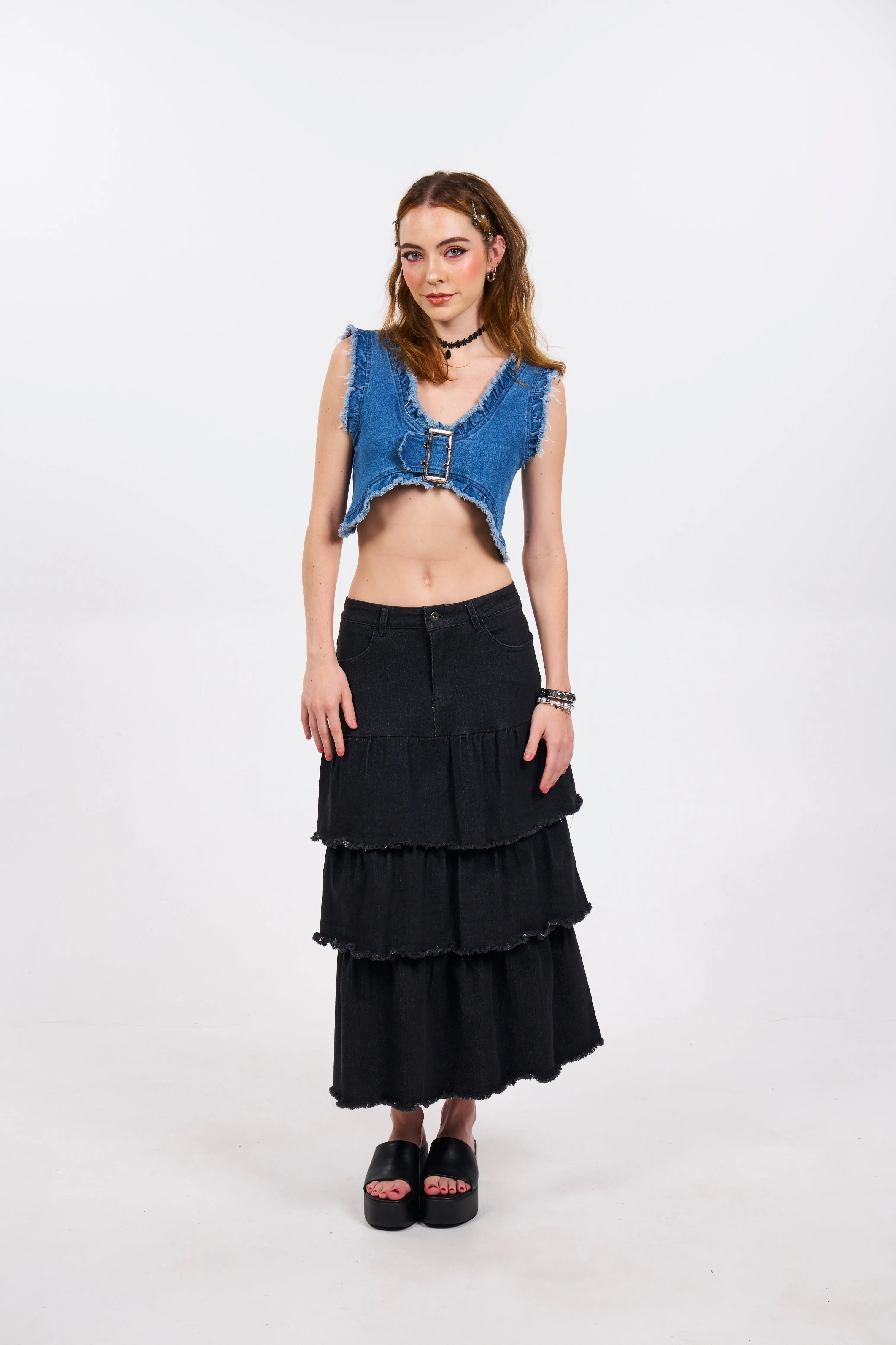 Denim Supernova Skirt