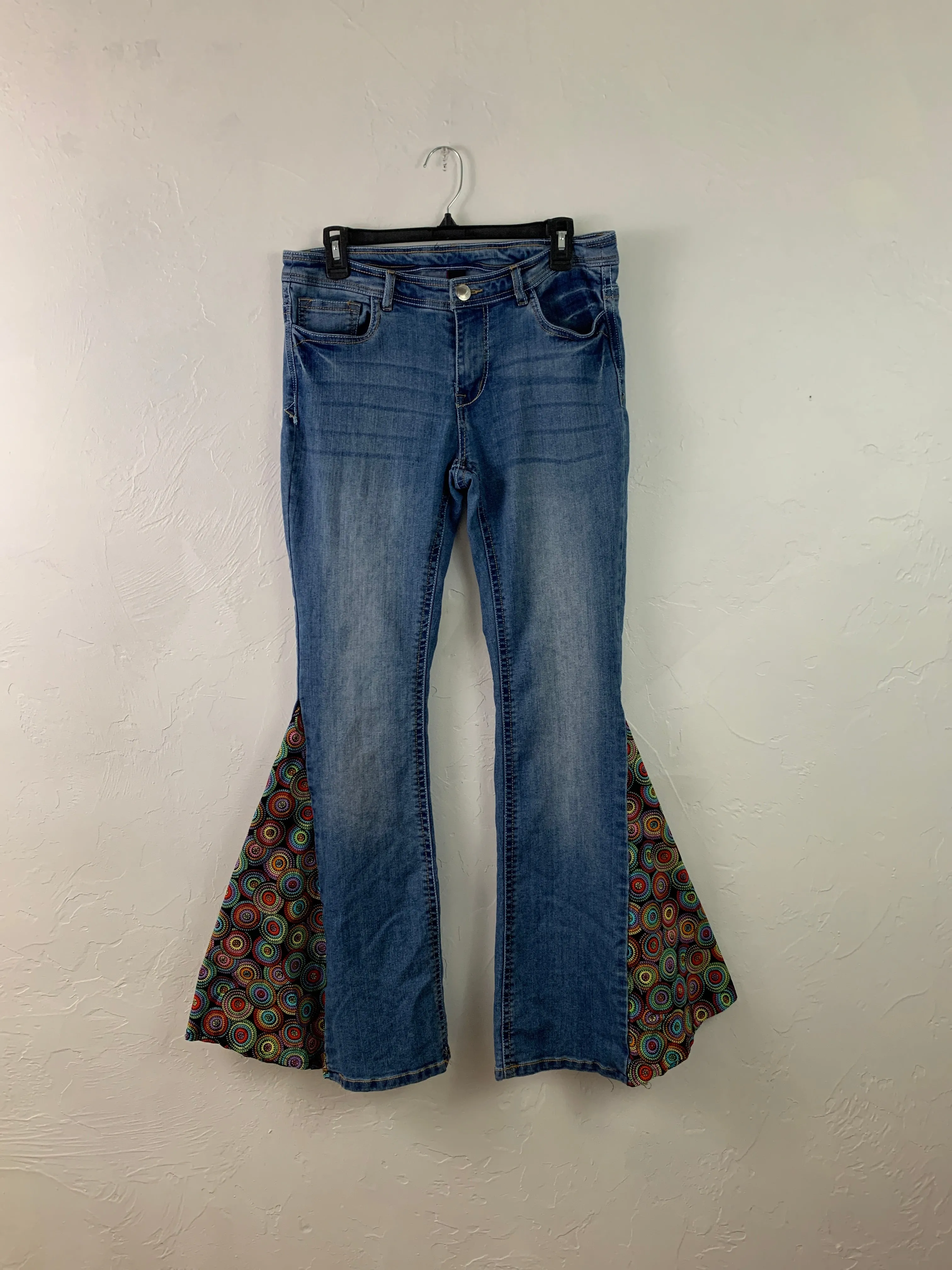 Disco flair jeans