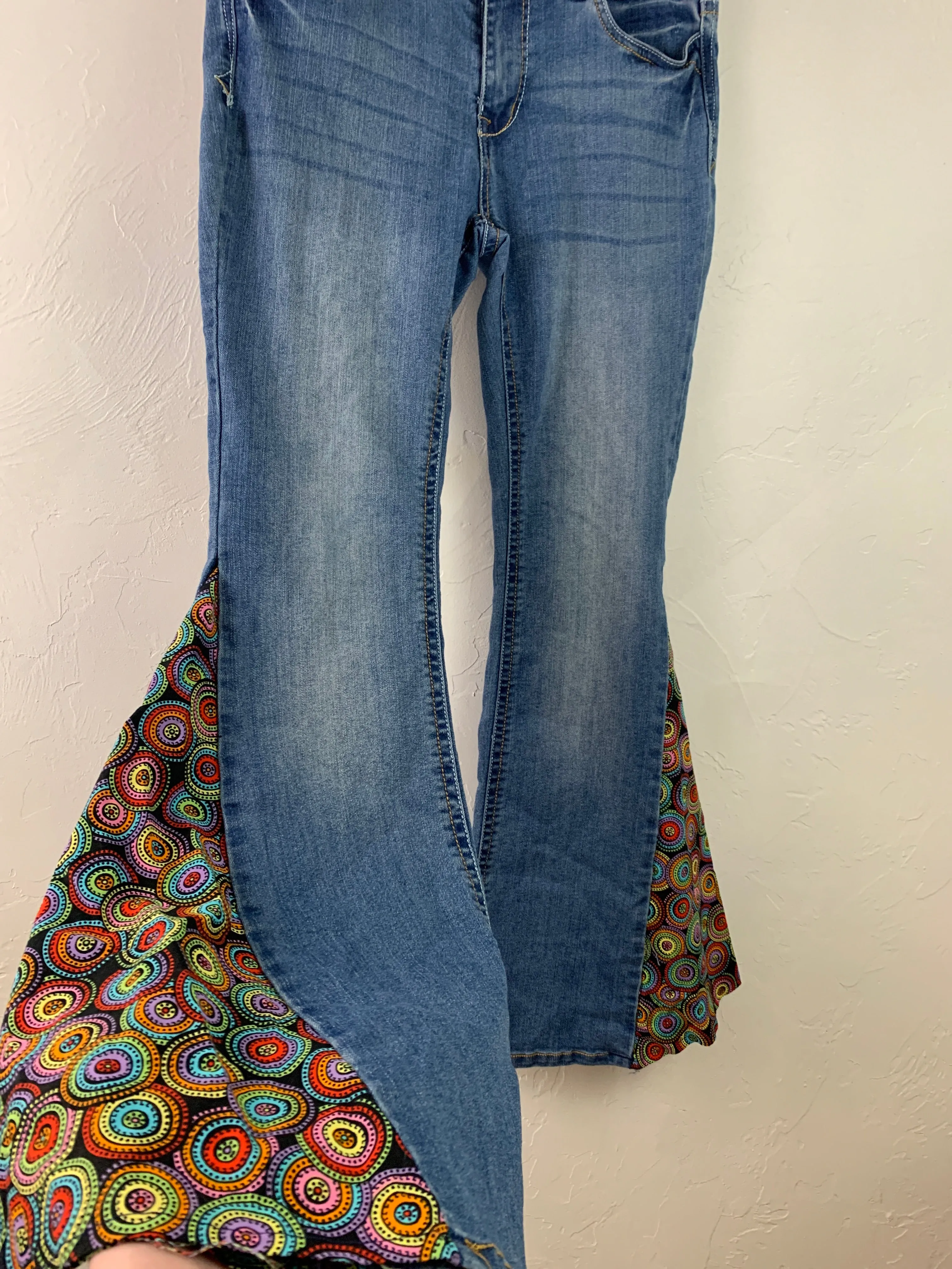 Disco flair jeans