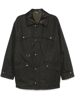 FF-jacquard waxed coat<BR/><BR/><BR/>