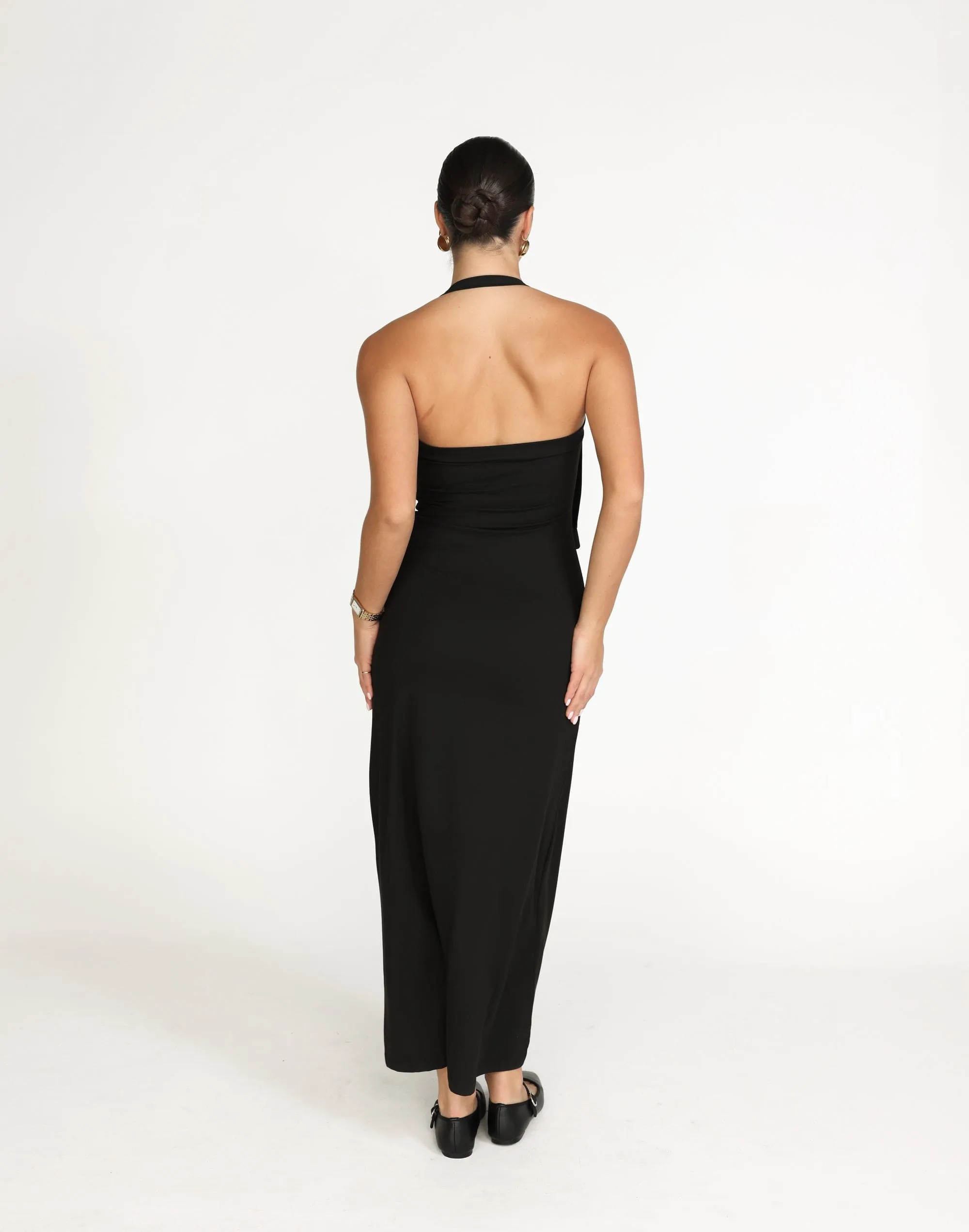 Fiore Maxi Dress (Black)