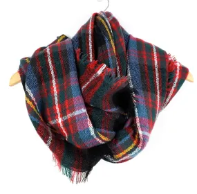 Fireside Plaid Scarf (Black)