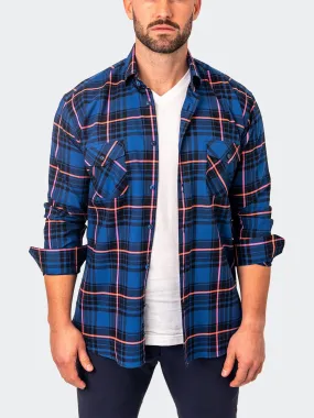 Flannel LargePlaidPink Blue