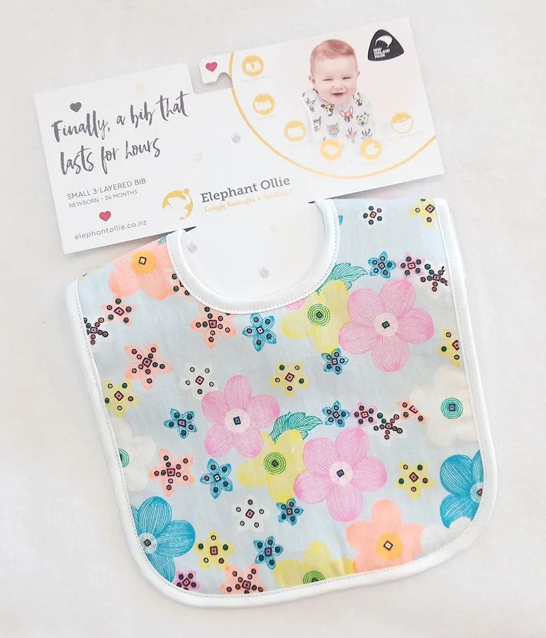 Fluro Floral Bib