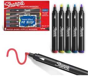 For Boxcar Patch : Creative Markers, Water-Based Acrylic Markers 5-Count
